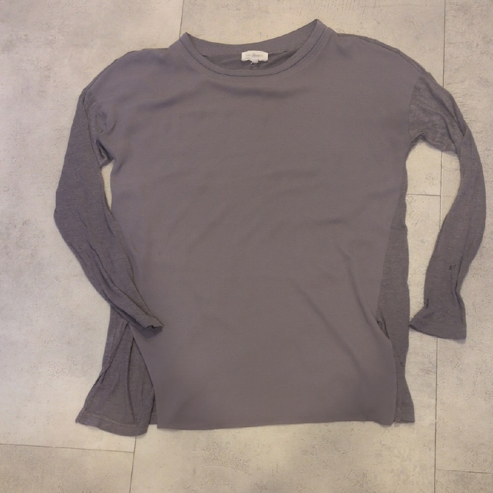 Lou & Grey muted lavender long sleeve top